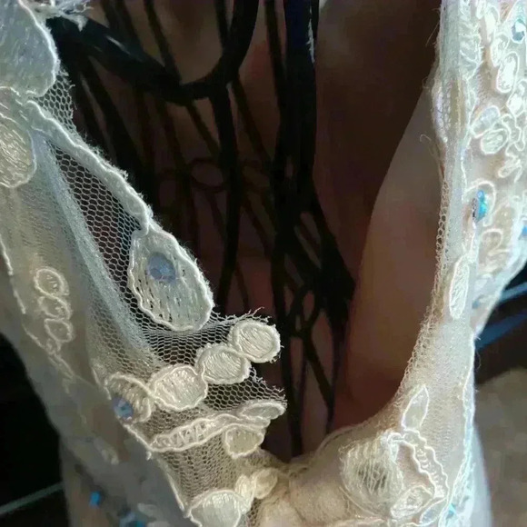 Elizabeth K by gls sleeveless Sequined Prom dress size XXL - Picture 9 of 16